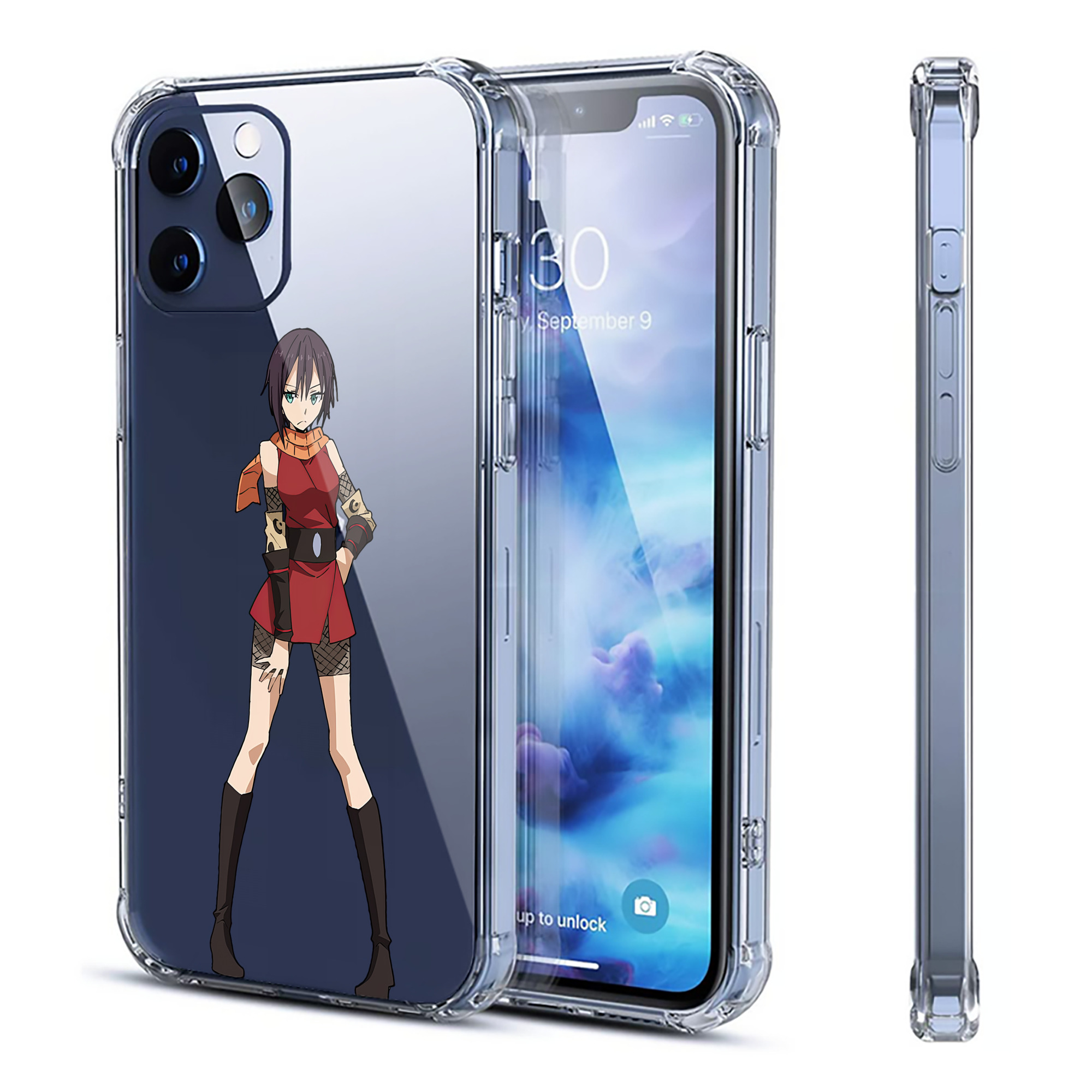 （画像用） 転スラ Regarding Reincarnated to Slime 【iPhone 12シリーズ対応】透明スマホケース（クリアソフトケース）